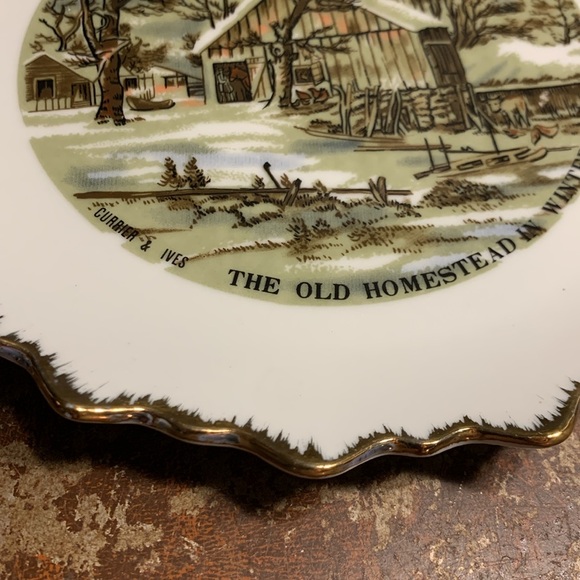 Vintage Currier & Ives for Dan Breckner & Co. Decorative Plate - Picture 3 of 13